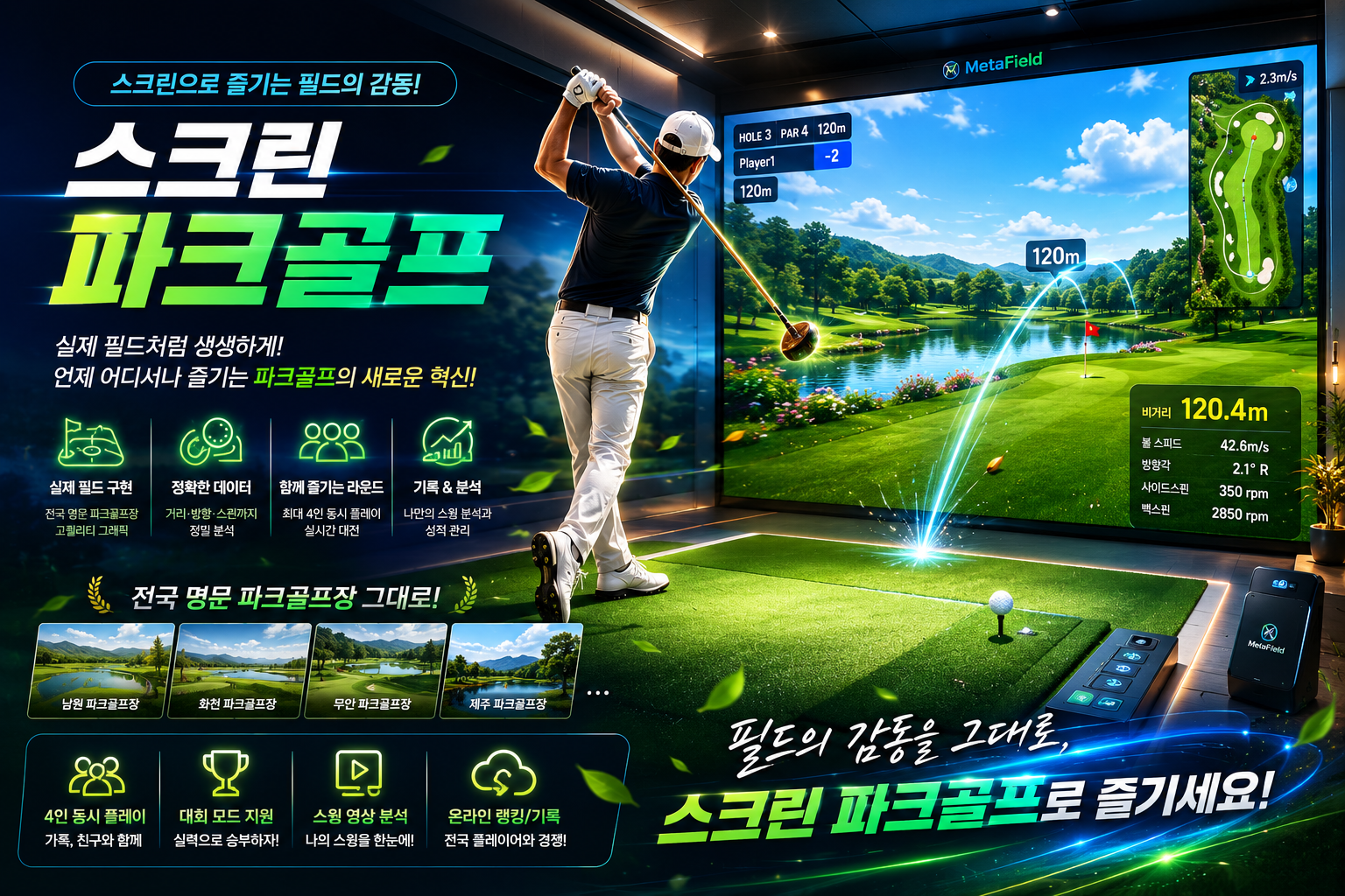 스크린 파크골프장 창업