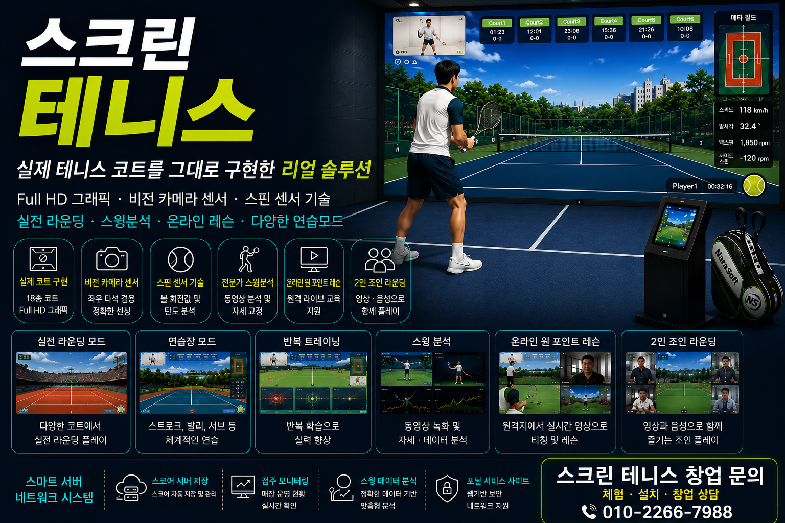 스크린 메타테니스장 창업