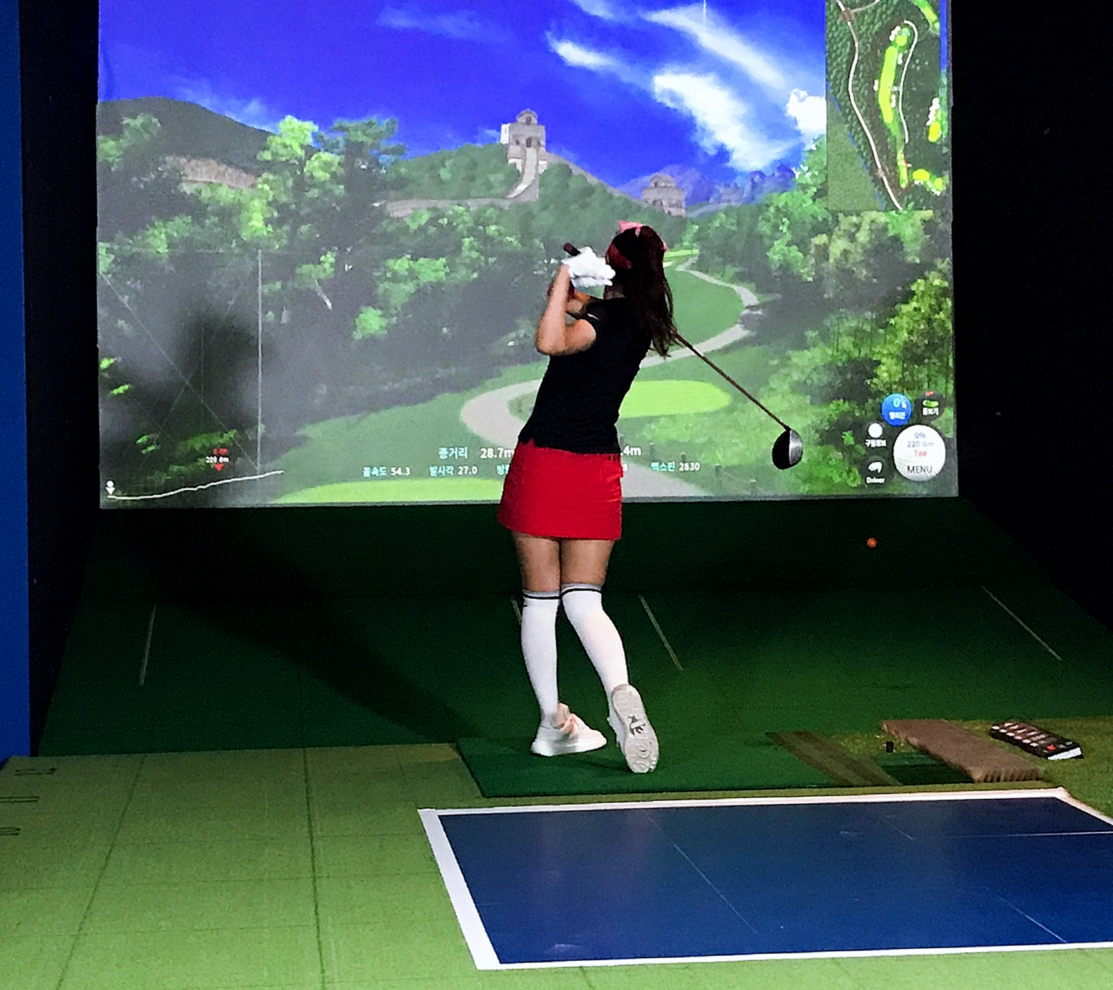 트루골프 시연